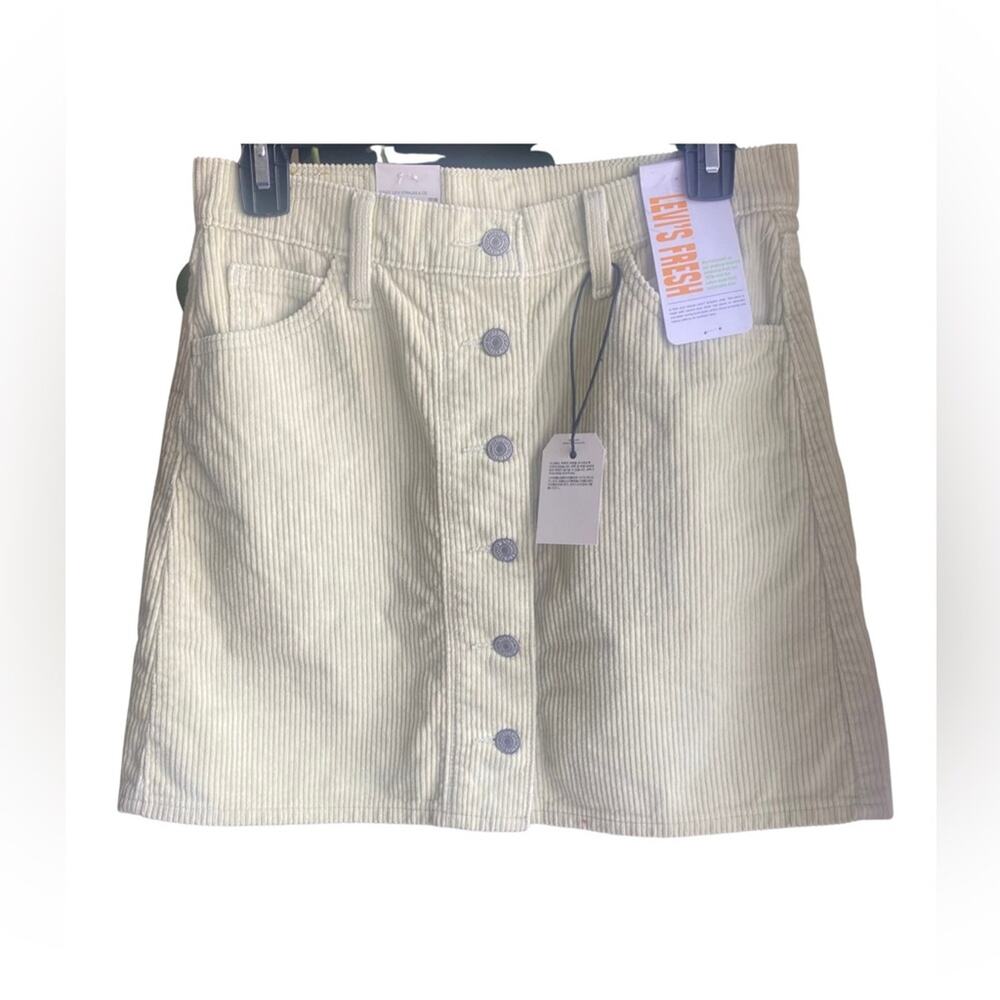 Levi's Button-Front Corduroy Skirt | 4